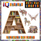 Iq Builder | Arts And Crafts For Girls Age 12 Year Old And Up | 3D Art Coloring Painting Animal Puzzle Set | Fun Creative Diy Toys | Family Craft Kit With Supplies | Best Toy Gift For Kids
