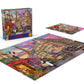 Ceaco 1000 Piece Jigsaw Puzzle - Bonjour Paris - Multicolor - Model 3166-7 - Cardboard