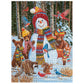 White Mountain Visiting The Snowman Winter Puzzles 500 Pieces Theme Jigsaw Puzzle For Kids Adults And Family