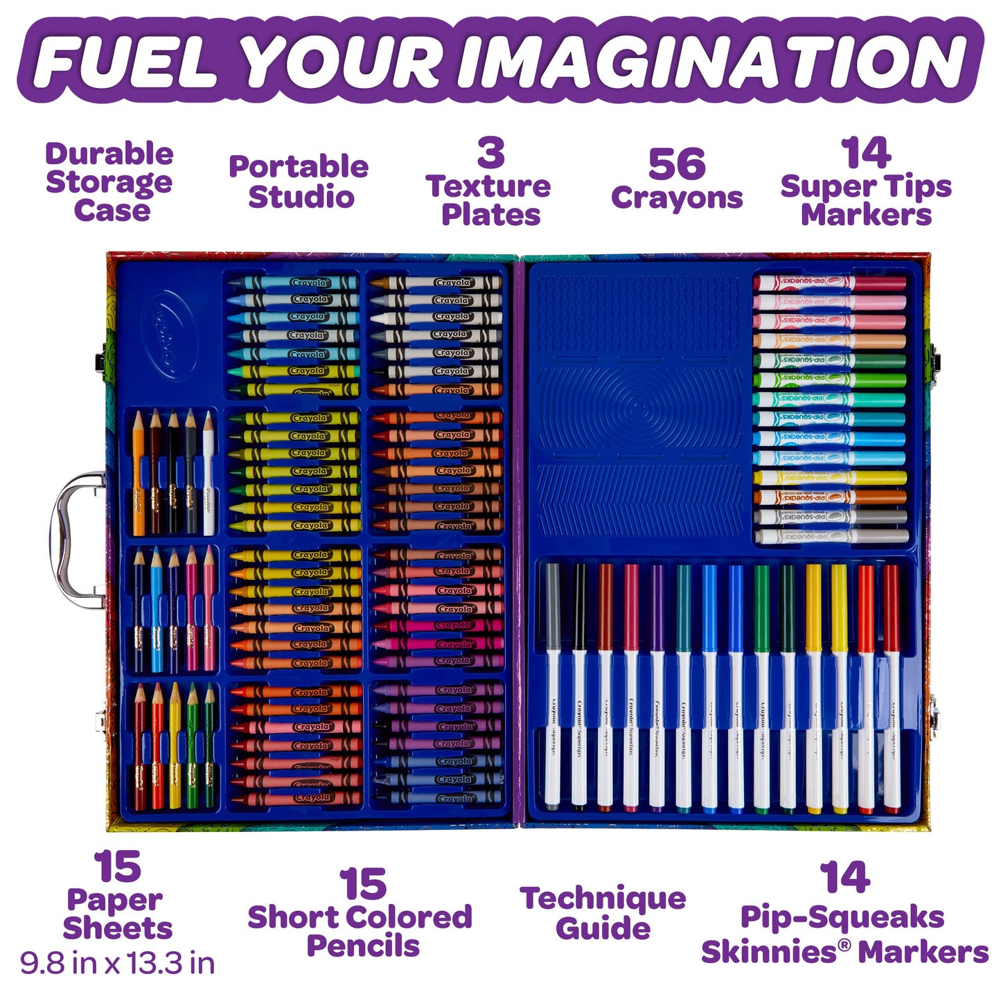 Crayola Imagination Art Set - 1 Count Plastic Art Supplies - Model 48666