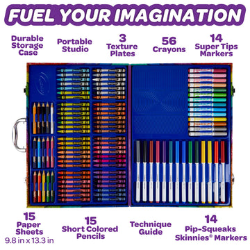 Crayola Imagination Art Set - 1 Count Plastic Art Supplies - Model 48666