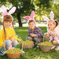 The Dreidel Company Golden Easter Eggs Metallic Gold, Goodie Basket Prize, Eggs Are Hinged, 2.38' Inch (12-Pack)