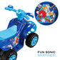 Sonic The Hedgehog 6V ATV Quad for Kids by Voyager - Safe Ride-On Toy with Rechargeable Battery, Max Weight 55 LBS, Ages 2-3 Years