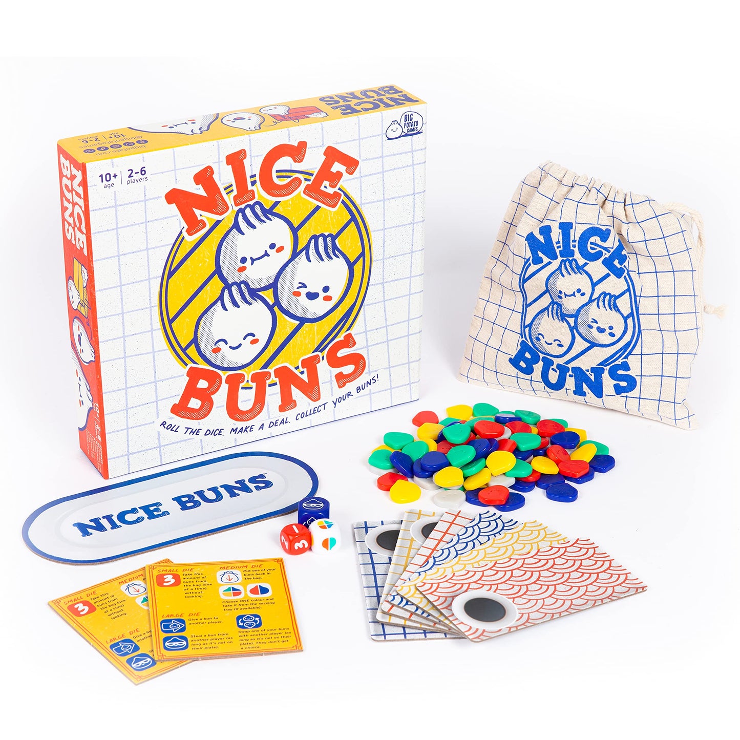 Big Potato Nice Buns Family Strategy Game - Light Strategy Fun for Adults & Kids - Multicolor - Model B093QFD2CG