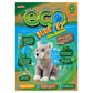 Ecobuddiez - Wolf From Deluxebase. 8-Inch Sustainable Plush Animal From Recycled Materials, Eco-Friendly Soft Stuffed Toy, Child
