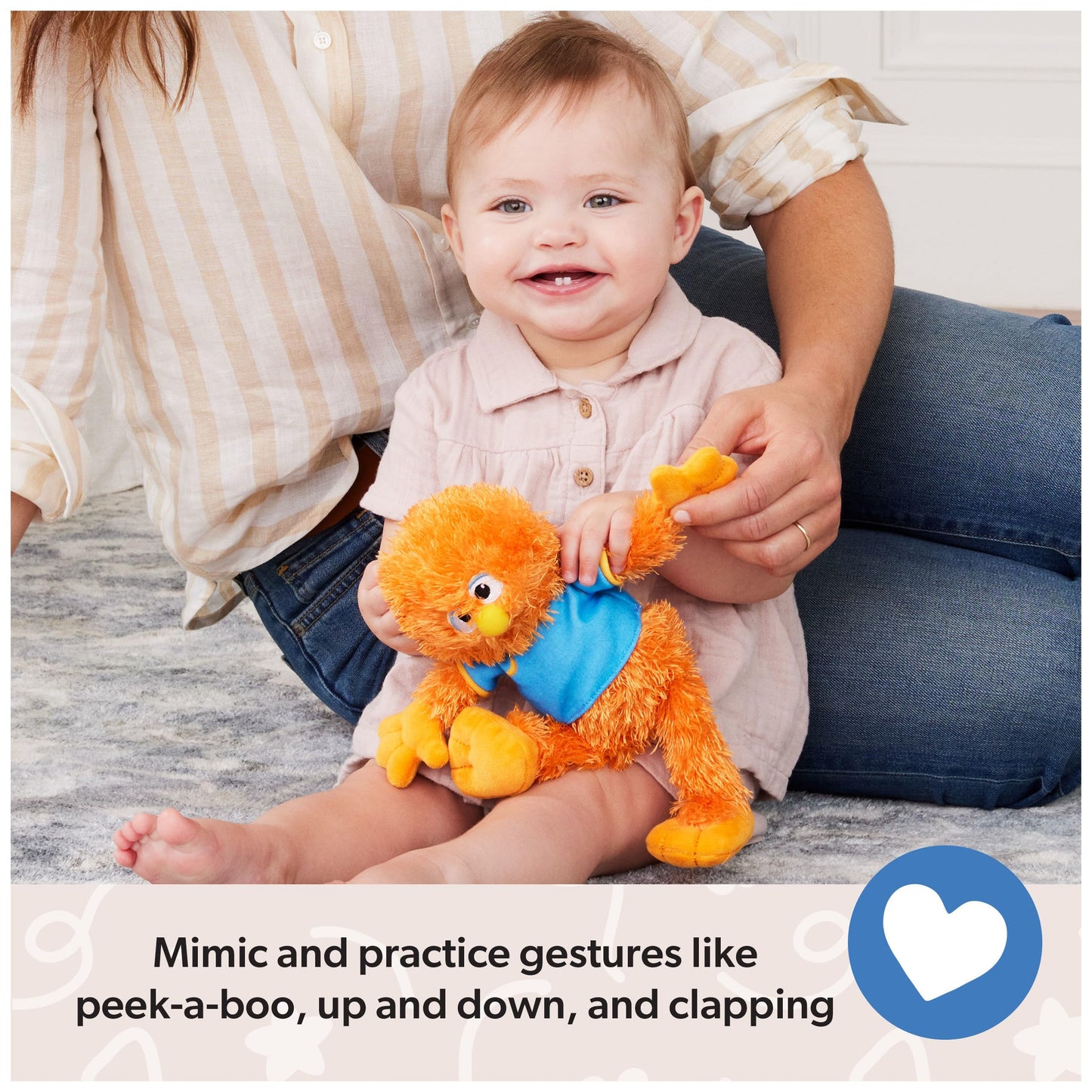 Ms. Rachel Herbie Cuddle & Comfort Doll, 11” Plush Toy for Ages 6 Months+, Polyester, Model 6072628