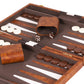 Backgn Set 18 inch  Large - Classic Board Game for mature-themeds and Kids with enhanced Leather Case - Includes Strategy & Tip Guide (Brown)