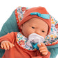 Jc Toys - Nature Collection | Original Mini Newborn | Anatomically Correct Real Girl Baby Doll Gift Set | 9.5' All-Vinyl | Made In Spain | Designed By Berenguer | Ages 2+