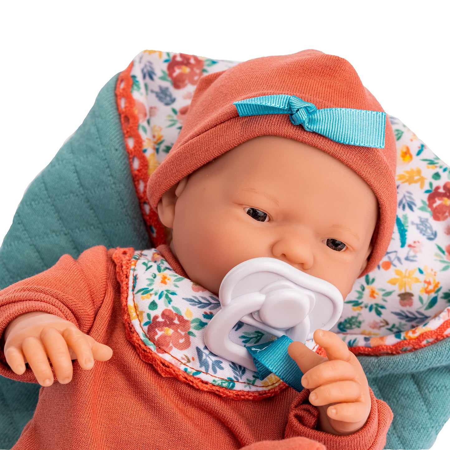 Jc Toys - Nature Collection | Original Mini Newborn | Anatomically Correct Real Girl Baby Doll Gift Set | 9.5' All-Vinyl | Made In Spain | Designed By Berenguer | Ages 2+