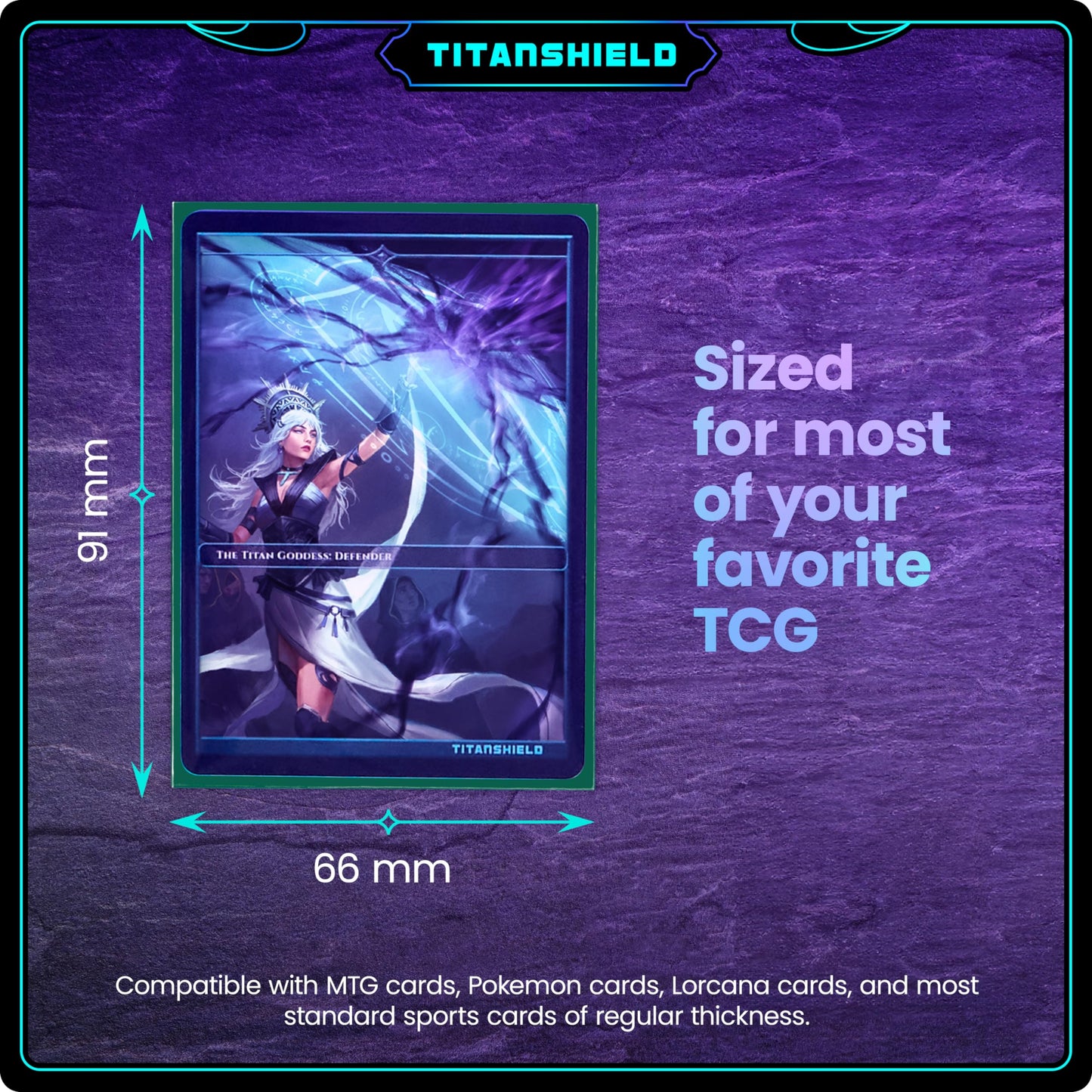 TitanShield (150 Sleeves/Green) Standard Size Board Game Trading Card Sleeves Deck Protector for Magic The Gathering MTG, Pokemon TitanShield (150 Sleeves/Green) Standard Size Board Game Trading Card Sleeves Deck Protector for Magic The Gathering MTG, Pokemon