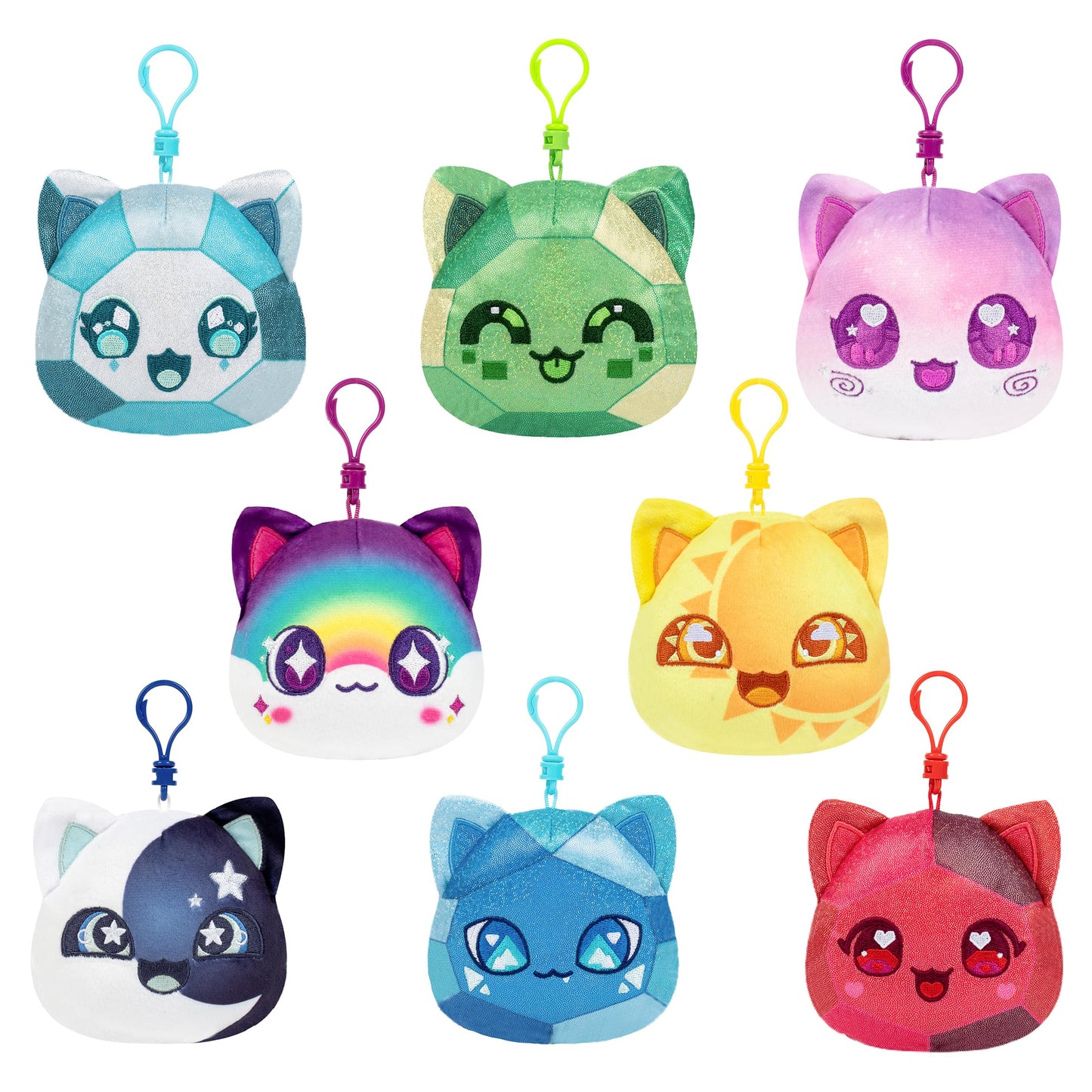 Aphmau 6700 Meemeows Mystery Clip-On Toys, Collectible Mini Plush, 1 Of 8 Possible Characters, Official Merch-Styles May Supplie