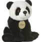 Aurora® Realistic Miyoni® Panda Stuffed Animal - Lifelike Detail - Cherished Companionship - Black 7.5 Inches