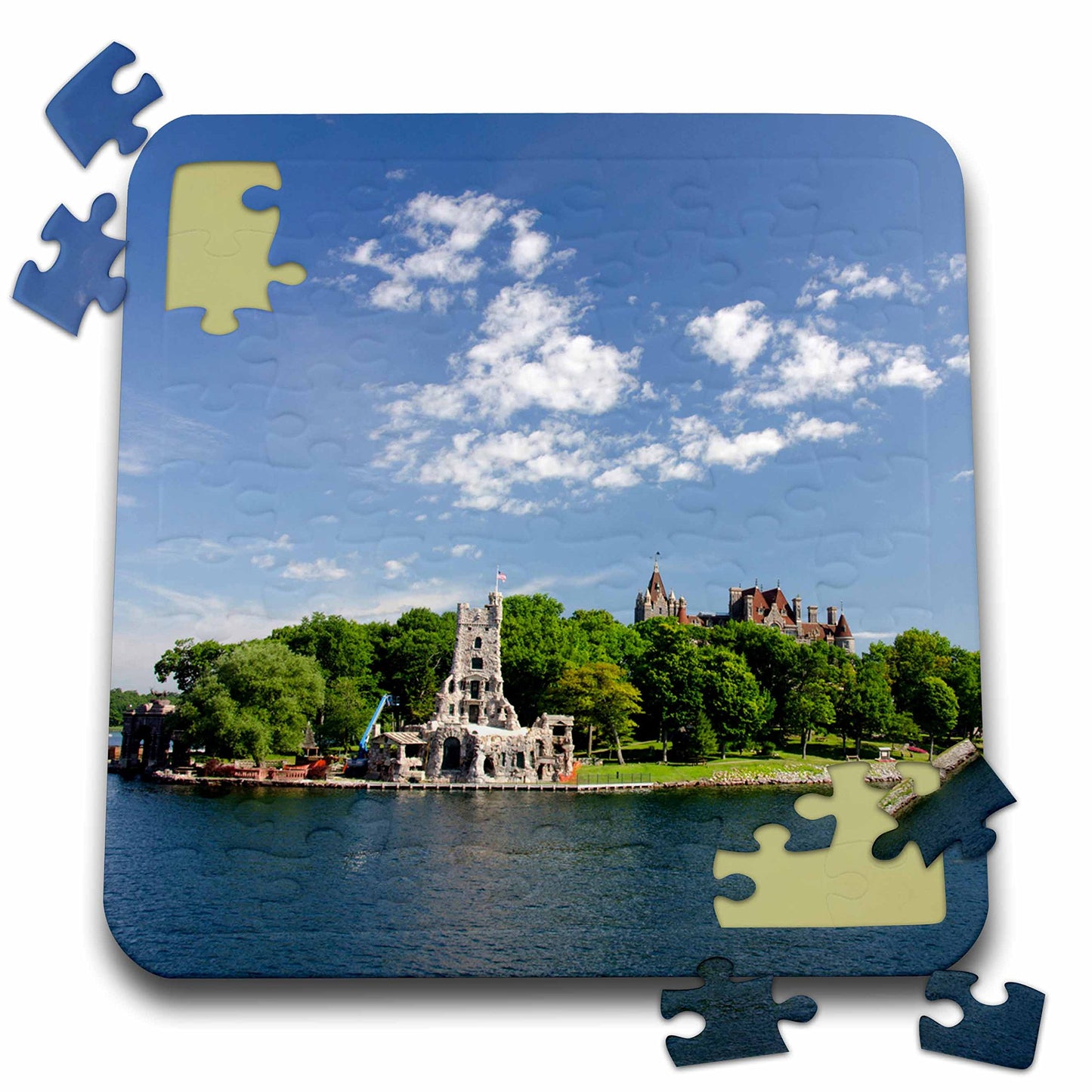 3dRose Boldt Castle, Thousand Islands, New York USA - US33 CMI0180 - Cindy Miller Hopkins - Puzzle, 10 by 10-inch (pzl_145494_2)