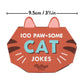 Ridley’S 100 Paw-Some Cat Joke Cards – Includes 100 Jokes For Kids And Adults, Funny Jokes For Family-Friendly Fun, Makes A Great Gift Idea