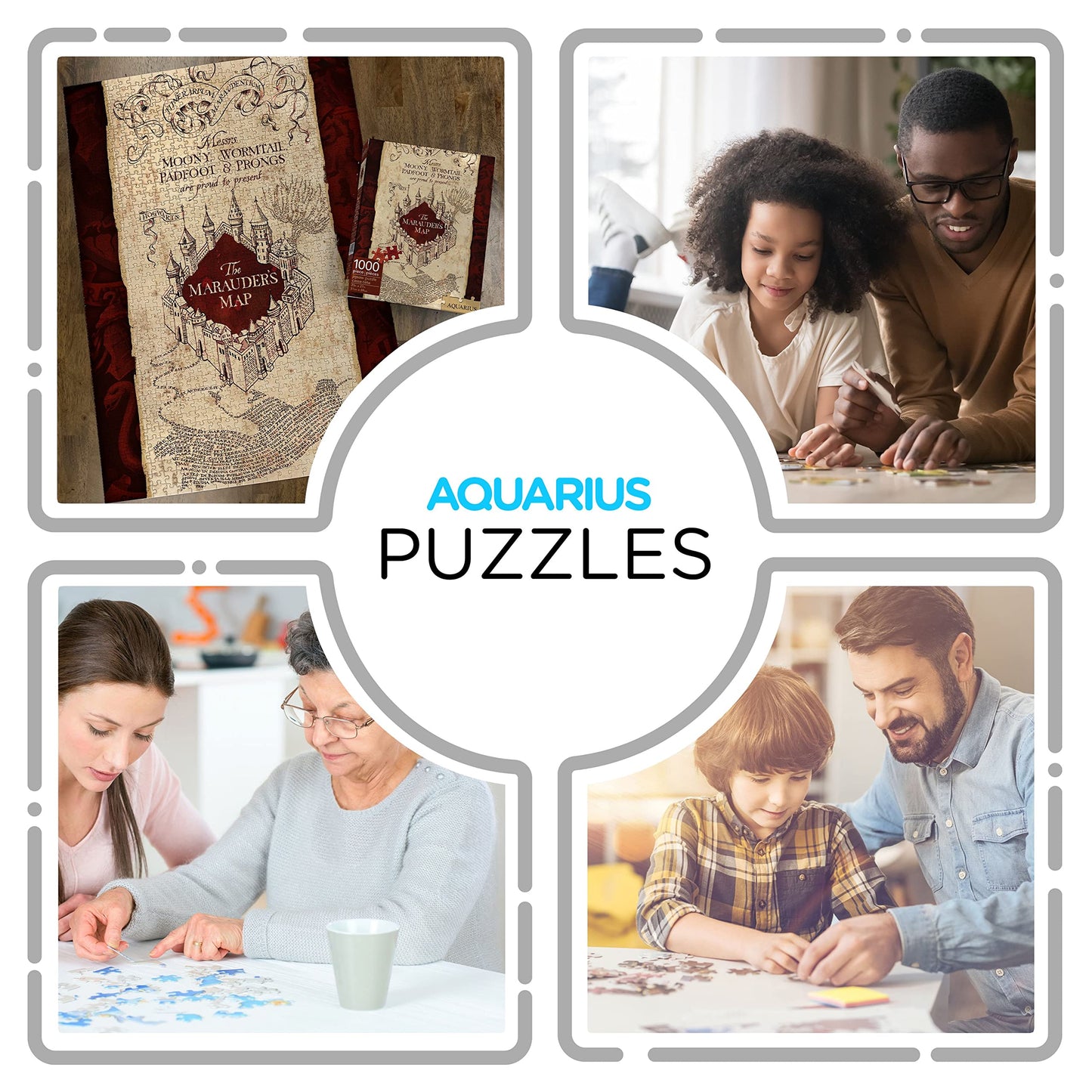 Aquarius Harry Potter Puzzle Marauder'S Map (1000 Piece Jigsaw Puzzle) - Officially Licensed Harry Potter Merchandise & Collecti
