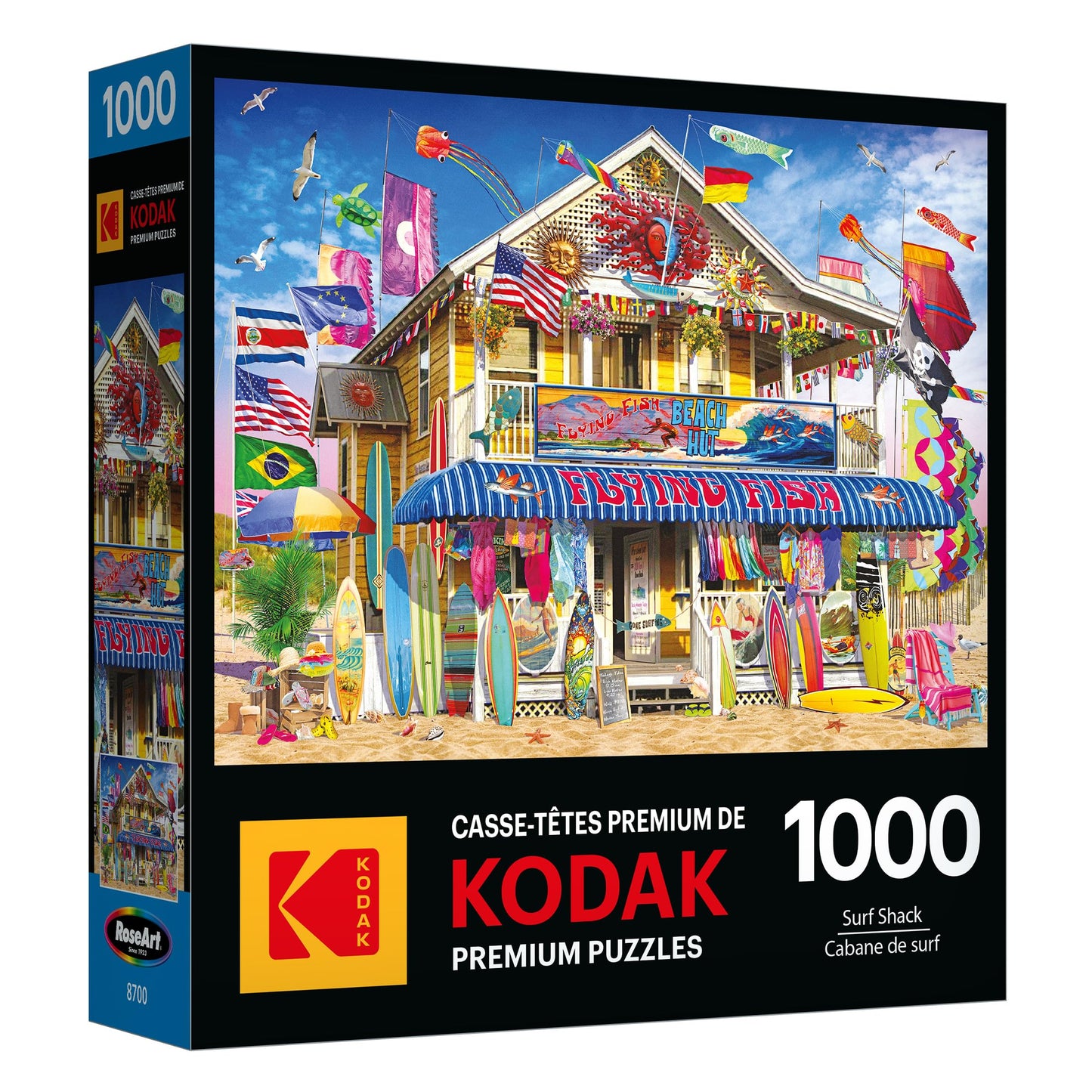 RoseArt - Kodak enhanced - Surf Shack - 1000 Piece Jigsaw Puzzle for mature-themeds