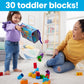 Mega Bloks MEGA ABC Building Bag - Large Multicoloured Plastic Toy, Model HRR60
