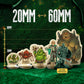 Wanderers Emporium Hard Flat Minis for DND | 28mm-32mm Scale | Cardboard | Model WEstandees1 | Essentials Pack of 36 Miniatures