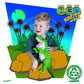Ecobuddiez - Triceratops From Deluxebase. 12 Inch Triceratops Plush Toy. Eco Friendly Child Safe Dinosaur Stuffed Animal Made From Recycled Plastic Bottles.