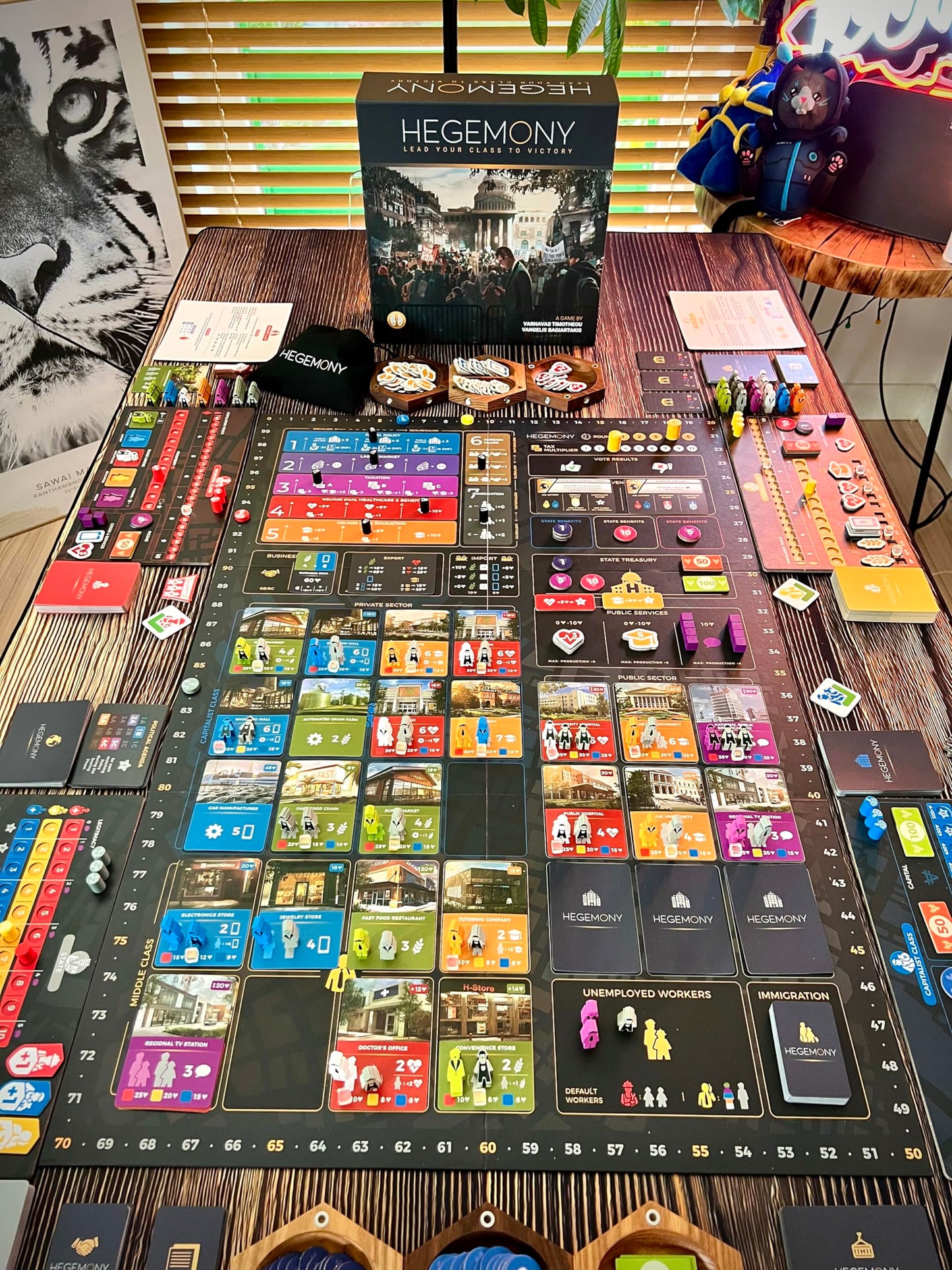 Hegemonic Project Games Hegemony - Asymmetric Card Driven Game, 11.81"x11.81"x3.94", Multi-Color, Ages 14+, 2-4 Players
