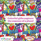 PLUSHOLOGY I Love Las Vegas Graffiti Teddy Bear Eco Friendly Stuffed Animal; Cuddly Soft Velboa Plush Animal for Kids 3 Years Old to mature-themeds; Child-Safe Embroidered Face Details (10 Tall When Seated)