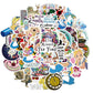 50 Cartoon Alice In Wonderland Stickers Waterproof Stickers Vinyl Sticker Clings Water Bottles Laptop Scrapbooking Computers Pho