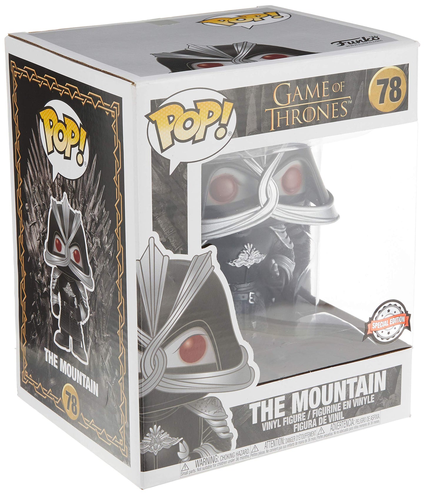 Funko Pop Game Of Thrones The Mountain 6'' #78 Walmart Exclusive