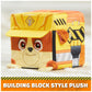 Rubble & Crew Rubble Stuffed Animal, 4-Inch Plush Toy for Kids Ages 3+, Cube Shape