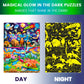 Quokka 3X100 Piece Puzzles For Kids Ages 6-8 – Glow-In-The-Dark Puzzles For Kids 8-10 | Space, Dinosaurs, Animals | Fun Educational Puzzles For Boys & Girls – Learning Games & Space Toys Gift For Kids