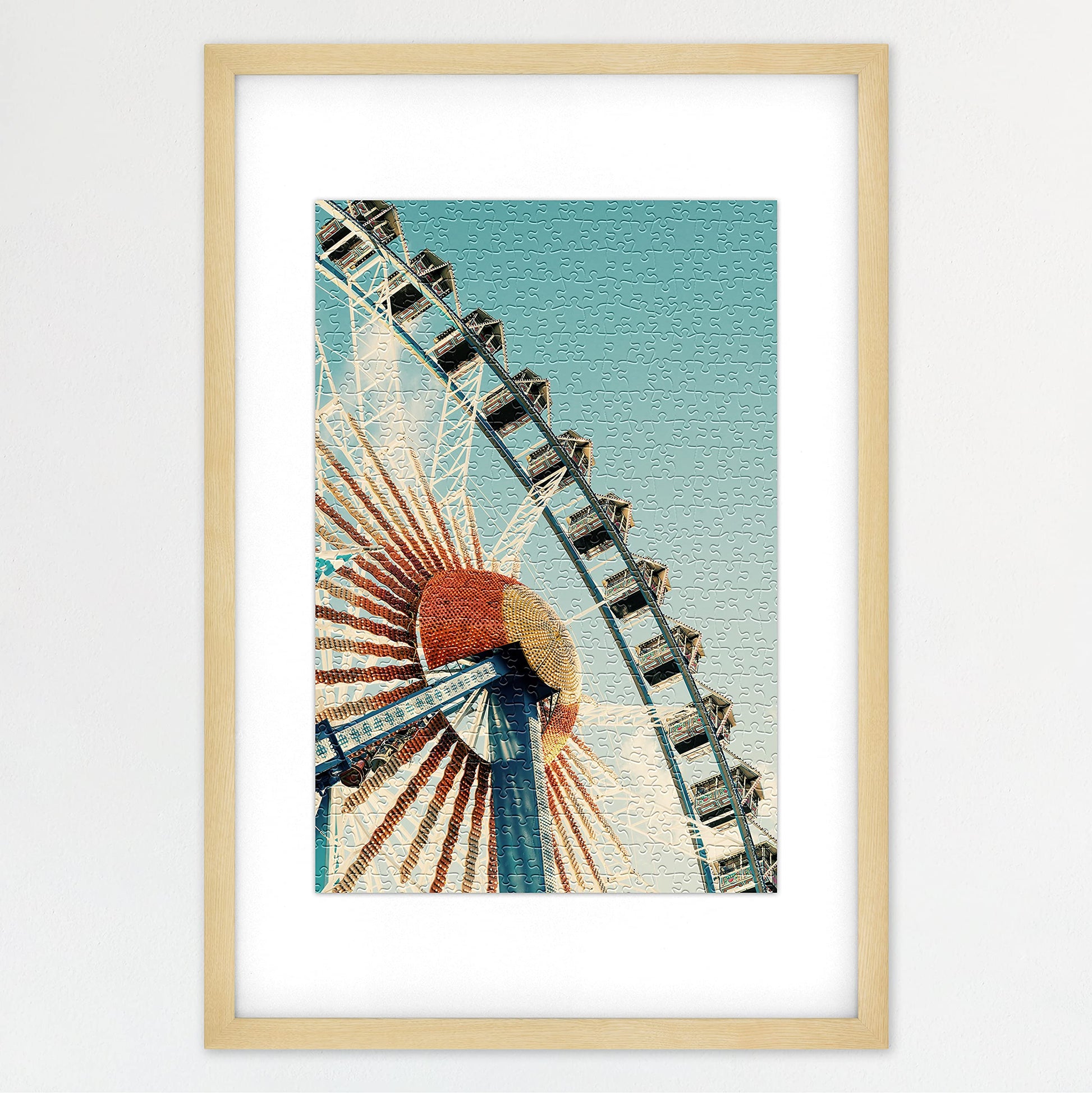 MCS Frame for Puzzles, Natural, 20 x 30 in or smaller