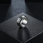Magitaco Spinner Rings Stainless Steel Anxiety Rings Moon Star Flower Lunnar Phase Fidget Rings For Anxiety For Women Men