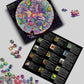 Antelope - 1000 Piece Mandala Puzzle For Adults, Mandala Morphe Jigsaw Puzzles 1000 Pieces,1000 Piece Round Puzzles, Butterfly Puzzles, High Resolution, Matte Finish, Smooth Edging, No Dust