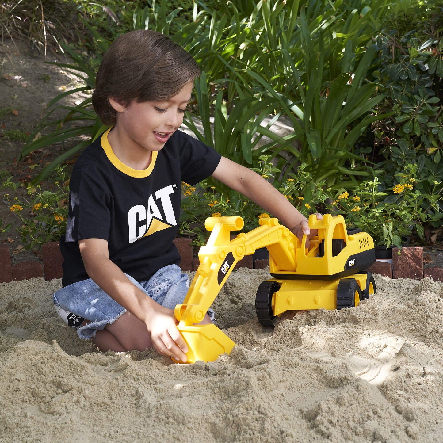 CAT 15" Excavator Toy | Super-Sized Outdoor Toy with Real Working Parts | Model 82035