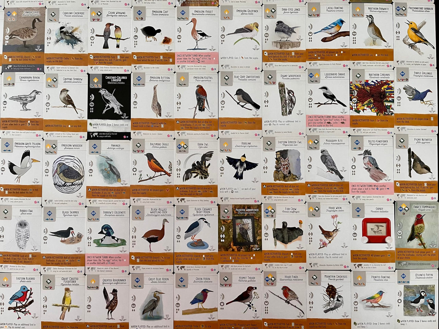 Stonemaier Games: Wingspan Fan Art Pack | Submitted Illustrations Of Fan Favorite Birds In Wingspan | Needs Wingspan Base Game T