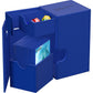 Ultimate Guard Flip'N'Tray 80+, Deck Case For 80 Double-Sleeved Tcg Cards + Dice Tray, Blue, Independent Magnetic Closure & Microfiber Inner Lining