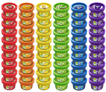 Crayola Dough - Silly Scents | 60x1oz Scented Play Dough Party Pack | 60 Modeling Compound Tubs | 6 Colors & Scents | Christmas 