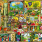 Ravensburger 1000 Piece Jigsaw Puzzle - The Gardener's Cupboard, Green, Linen, Model 19482, Unique Piece Design, Anti-Glare Surface