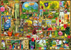 Ravensburger 1000 Piece Jigsaw Puzzle - The Gardener's Cupboard, Green, Linen, Model 19482, Unique Piece Design, Anti-Glare Surface