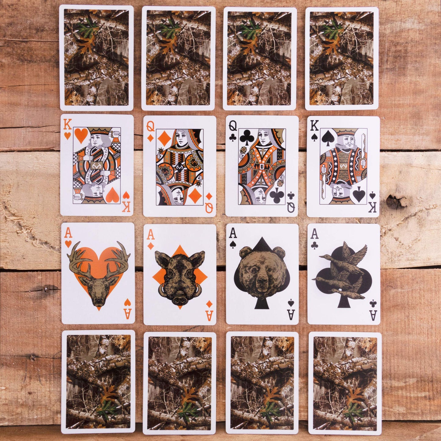 Brybelly Realtree Camouflage Playing Card Deck|enhanced Woodland Standard game-style Size Camo Playing Cards|Woodland