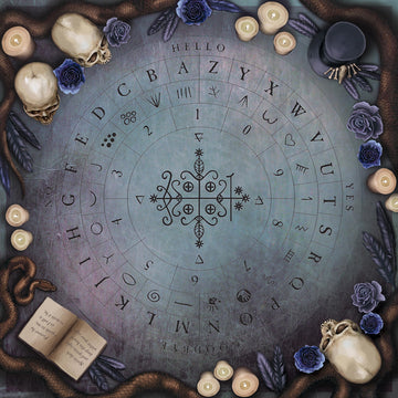 US Games Tabula Mortem Spirit Board - Modern Design, Durable Cardstock Material