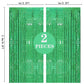2 Pack 3.2ft x 8.2ft Green Foil Fringe Curtain, Metallic Tinsel Foil Fringe Rain Curtain Streamers Photo Backdrop for St Patrick