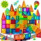 Cossy 120Pcs Magnet Tiles Magnetic 3D Building Blocks Set Educational Construction Toys For 3+ Year Kids With Stronger Magnets, Rivets-Fastened, Educational, Recreational, Conventional