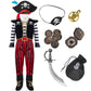 Spooktacular Creations Halloween Child Boy Pirate fierce captain costume w/accessories for dress up (Small (5-7yr))