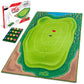 GoSports Chip N' Stick Golf Game - Includes 1 Chip N' Stick Game Mat  16 Grip Golf Balls  and Chipping Mat
