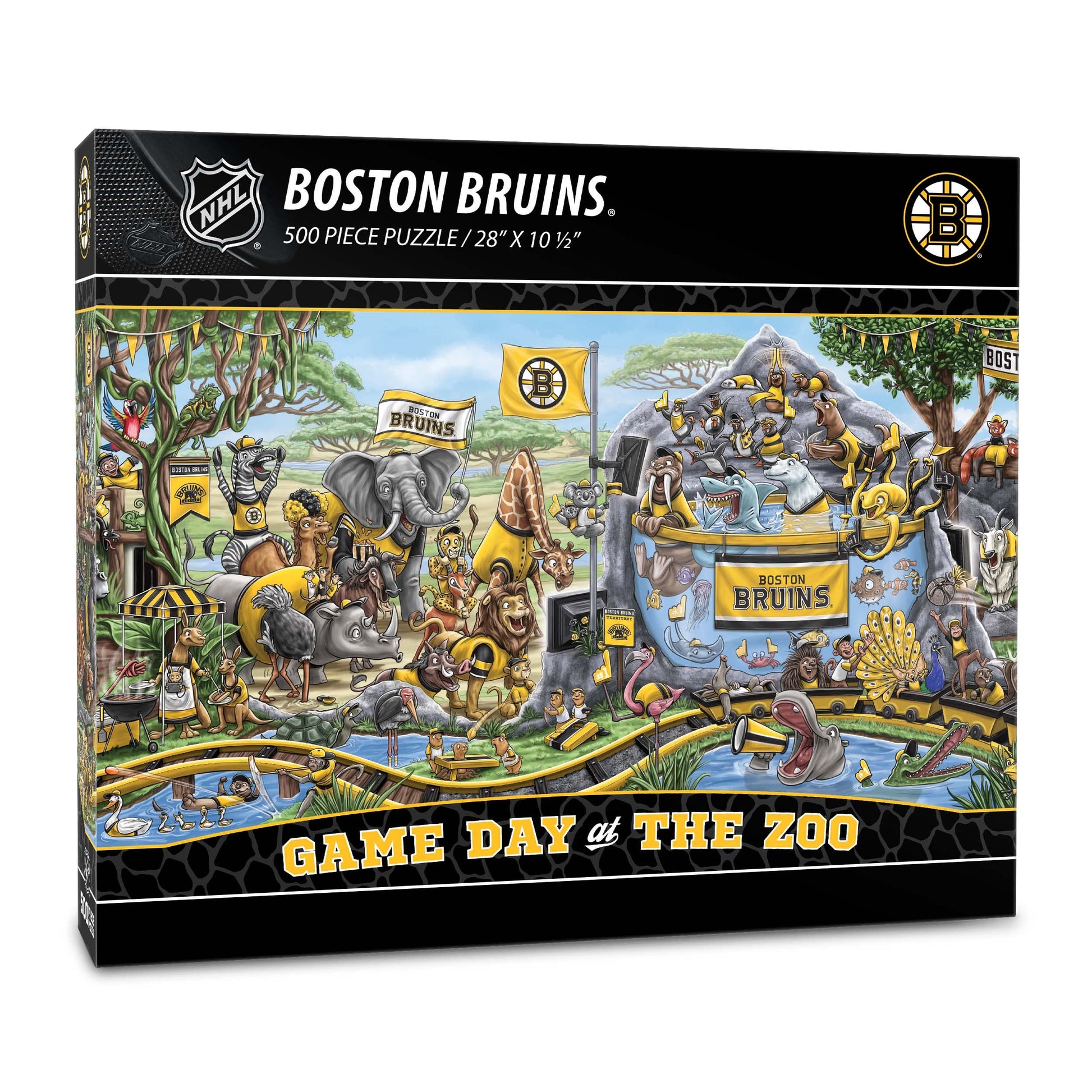 YouTheFan NHL Boston Bruins Game Day at The Zoo 500pc Puzzle