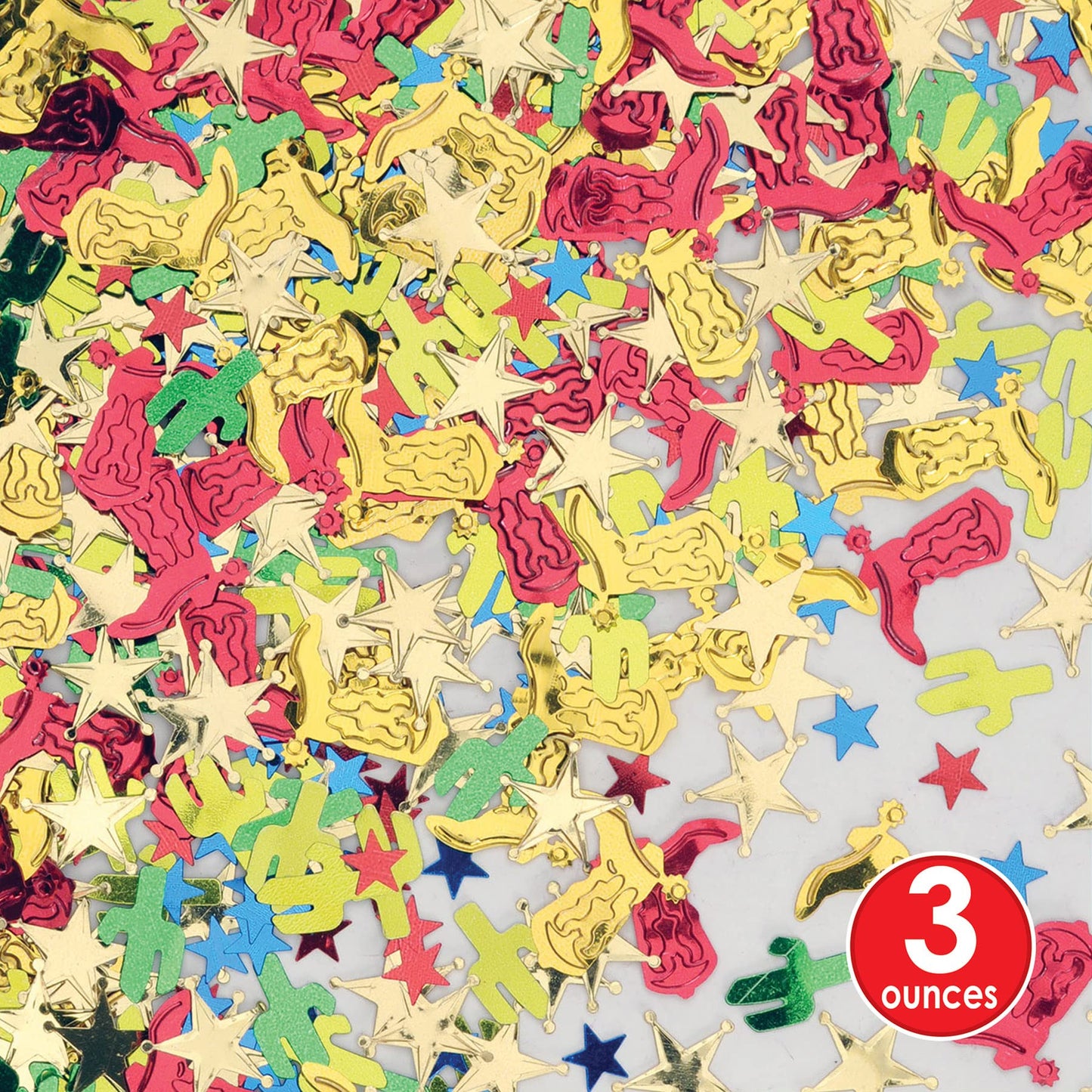 Western Party Confetti Pack of 6