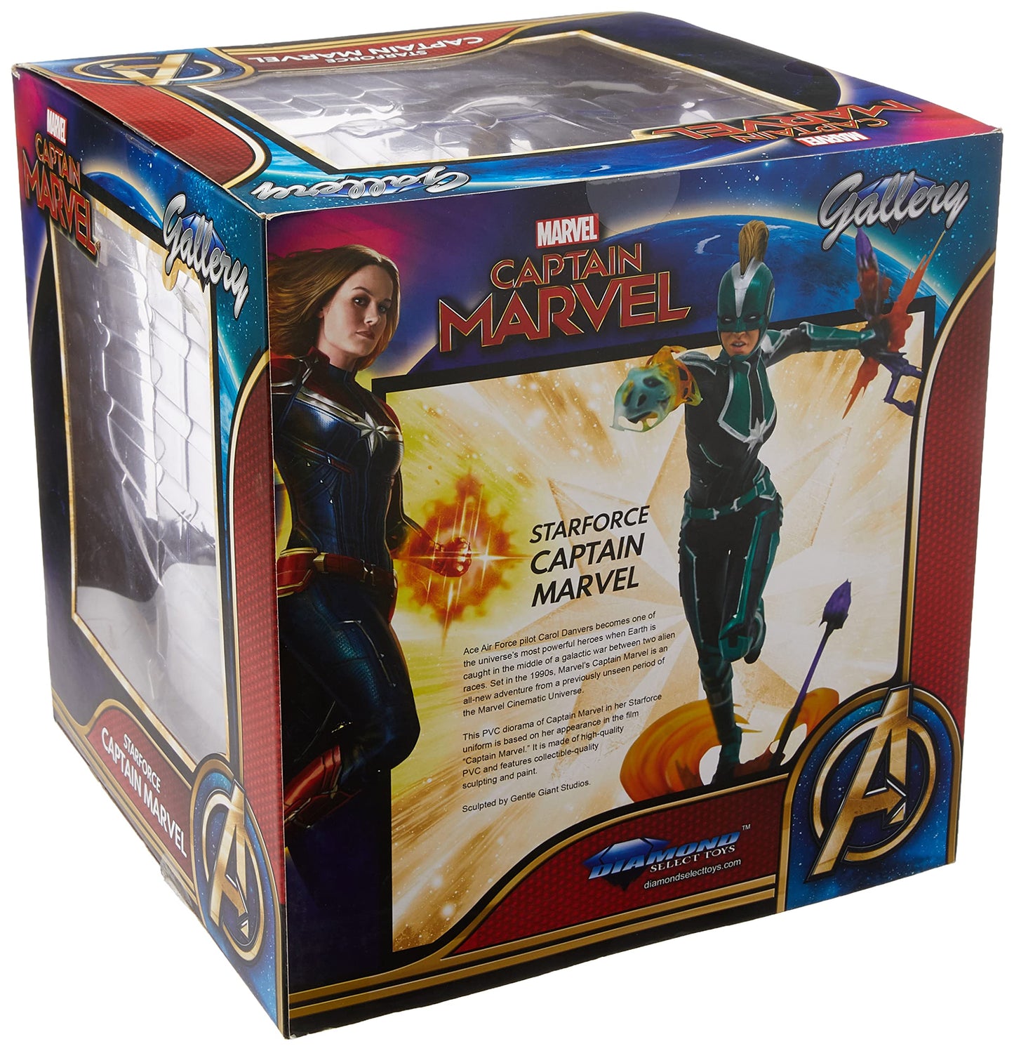Marvel Gallery Captain Marvel Movie Starforce Pvc Figure