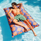 Big Joe Lagoon Lounger Pool Float, Sweet Shells Berry, Doubled-Sided Mesh, Quick Draining Fabric, No Inflation Needed