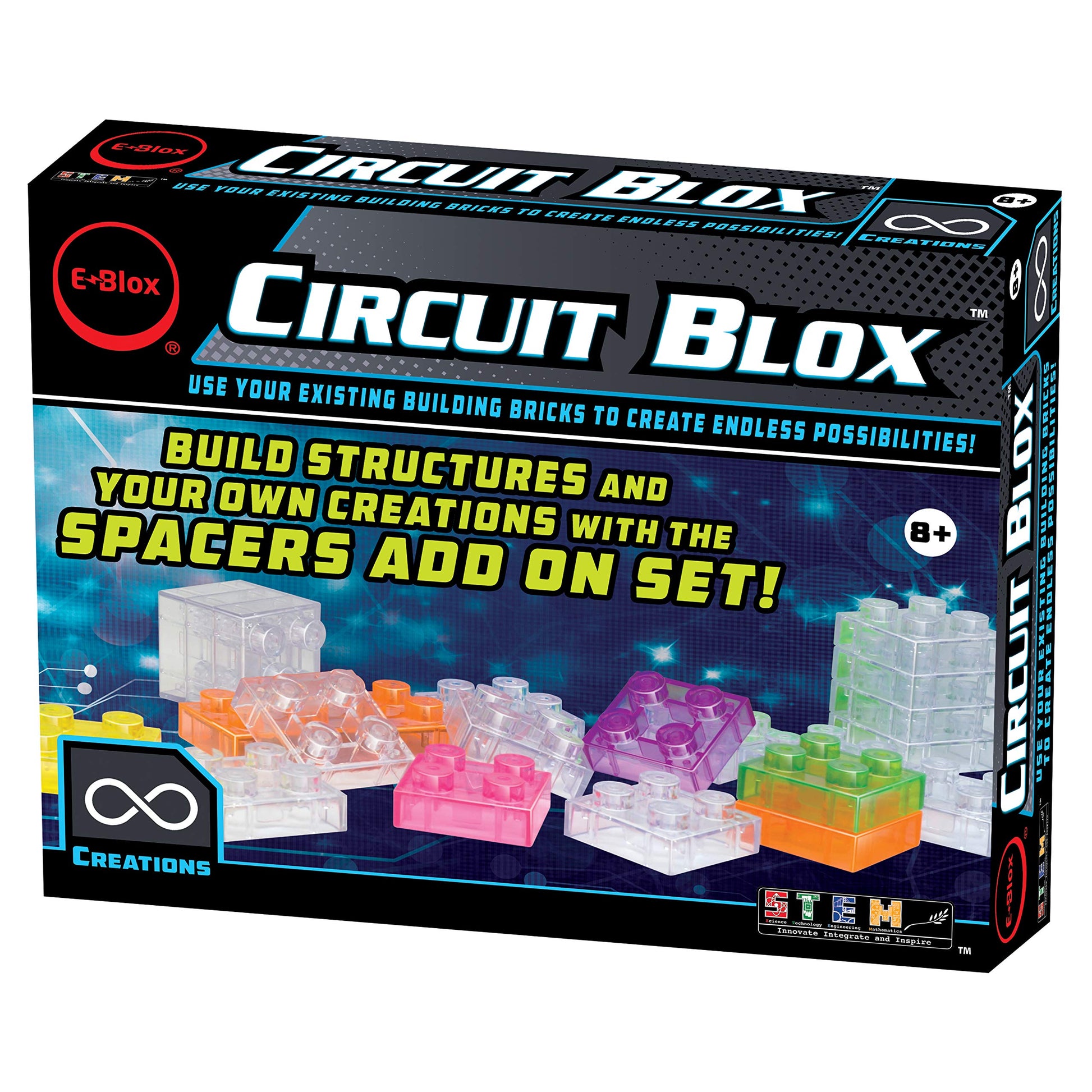 E-Blox Circuit Blox Spacers 48pc. Add-On Set