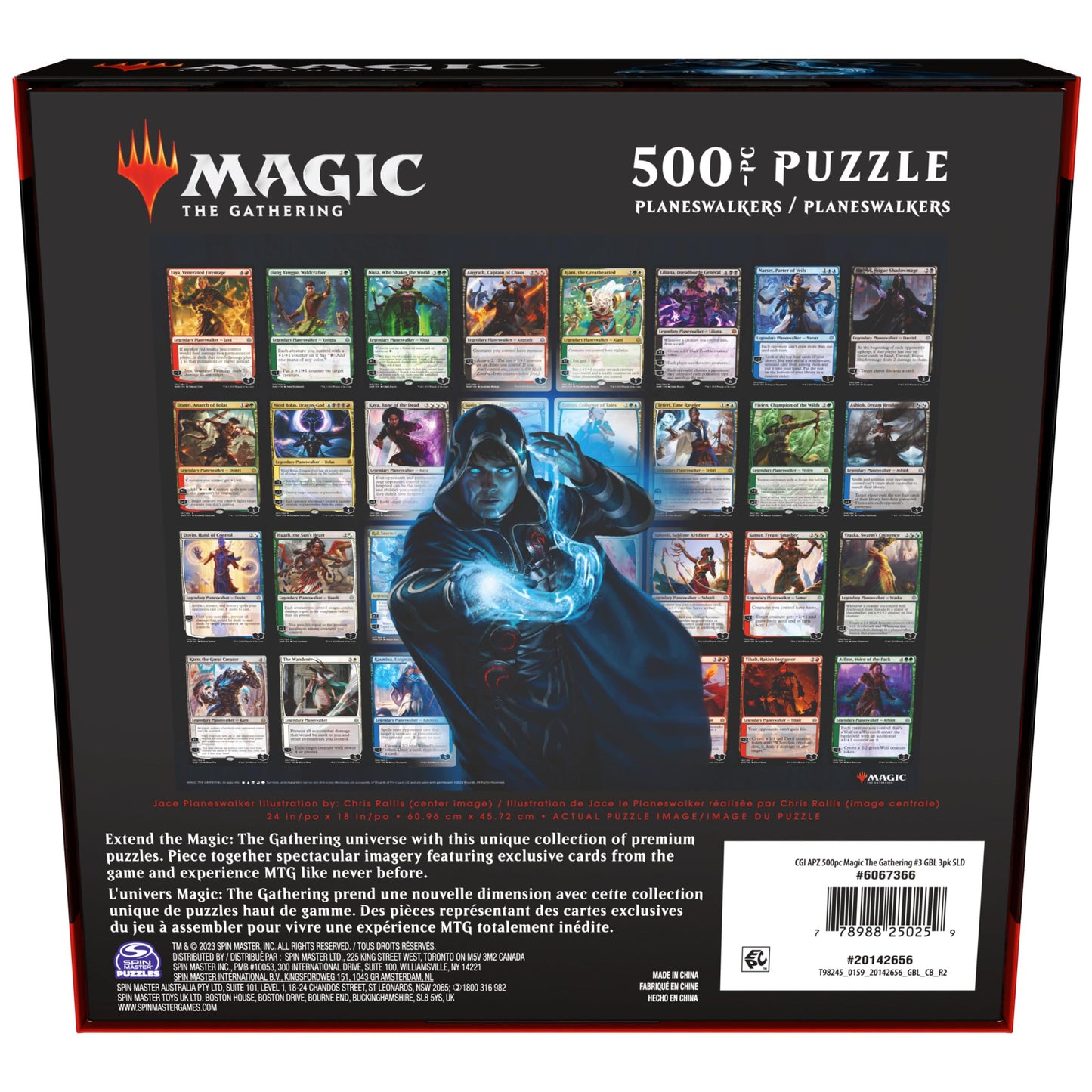 Magic The Gathering  swalkers 500 Piece Puzzle MTG Jigsaw Puzzles 500 Pieces mature-themed Puzzles 500 Piece Puzzles for mature-themeds & Kids 12+